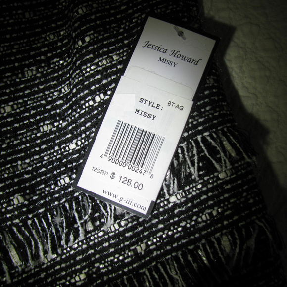 Jessica Howard Waist Jacket NWT Sz 16 Black/white - Picture 3 of 8